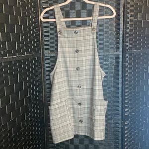Brown Overalls Dress